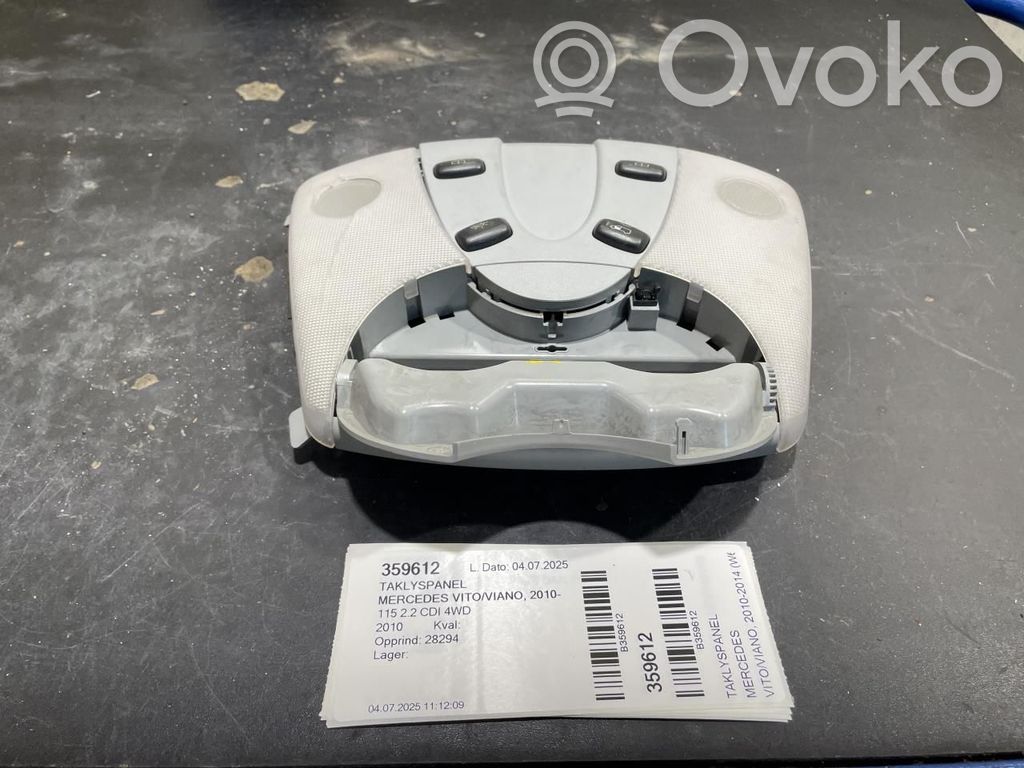 Mercedes-Benz Vito Viano W639 Interruttore di regolazione dell’illuminazione del quadro 