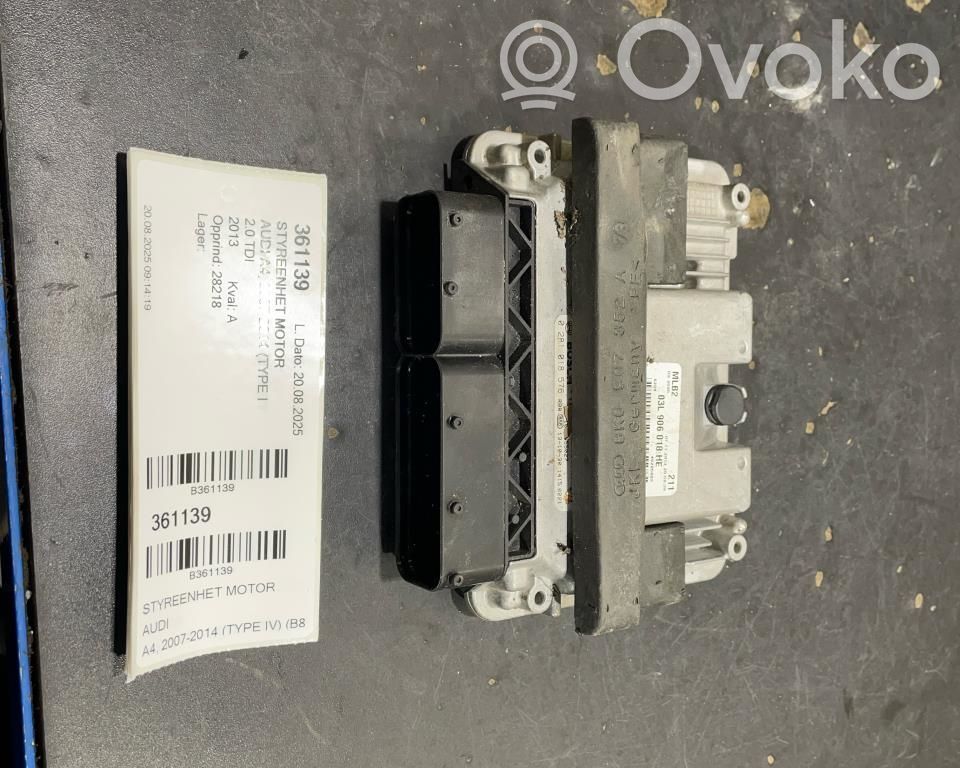 Audi A4 S4 B8 8K Engine control unit/module ECU 