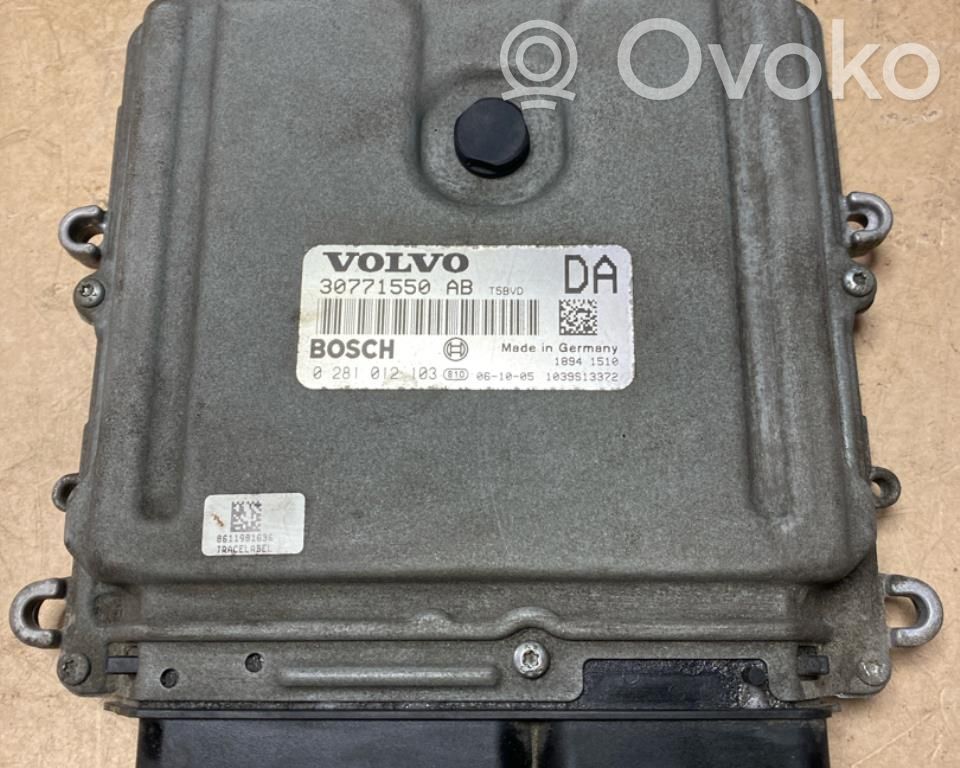 Engine control unit/module ECU   31272463,281012103,30729826,30771550,31272463,36002593