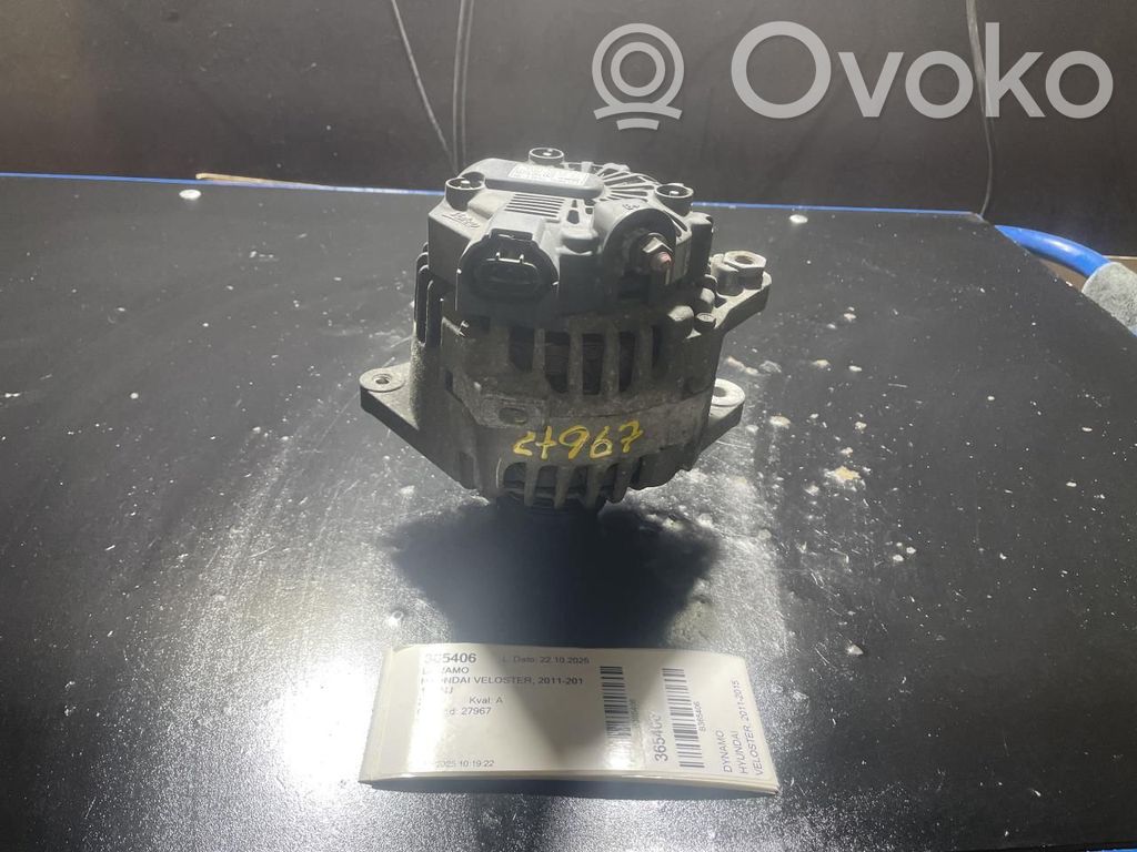 Hyundai Veloster Generator/alternator 