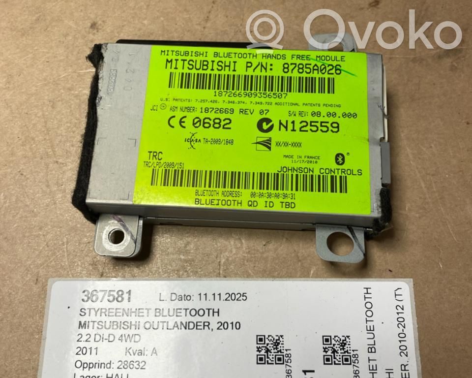 Bluetooth modulis   8785A026,8785A026