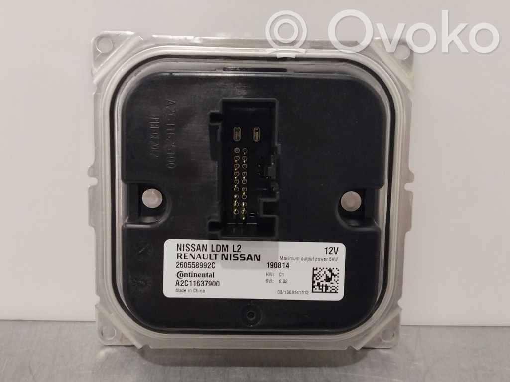 Unité de commande / module Xénon   260558992C,260558992C,260558992C,260558992C