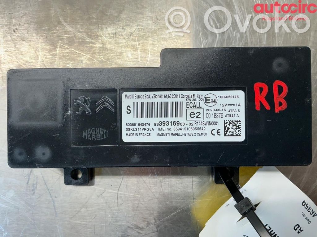 Peugeot 208 II Alte unități/module de control 