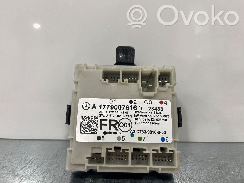 Unité de commande module de porte   A1779007616,A1779007616,A1779007616,A1779007616,A2C7839810600