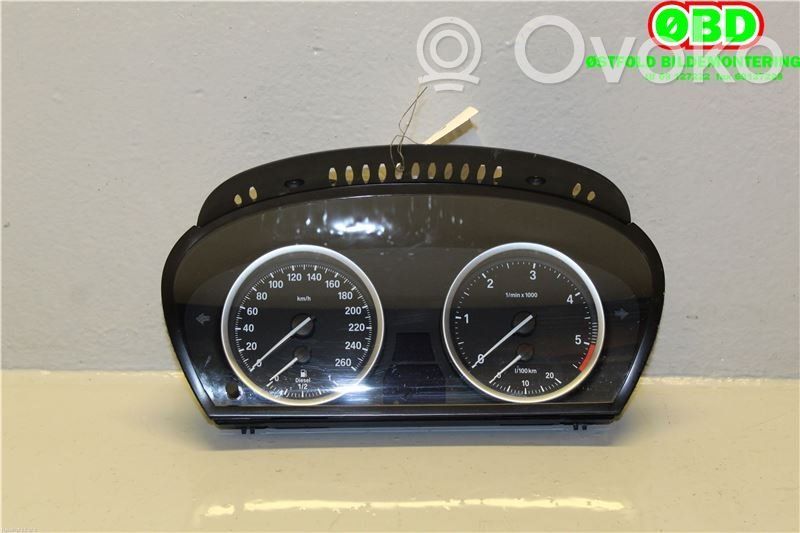BMW X6 E71 Vitezometru (grup de instrumente) 