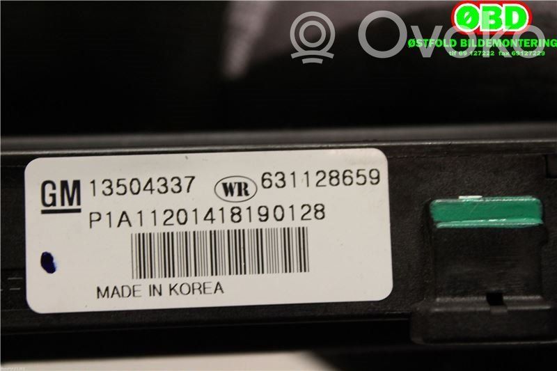 Opel Mokka Válvula de control del calentador del refrigerante