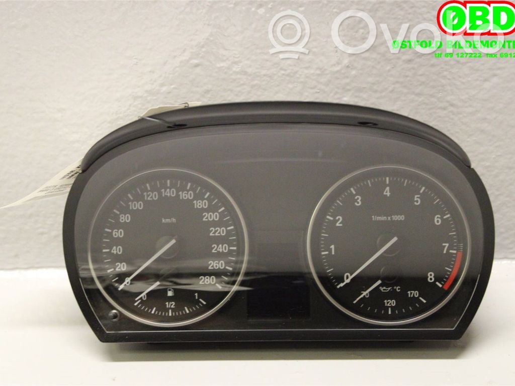 BMW 3 E90 E91 Speedometer (instrument cluster) 