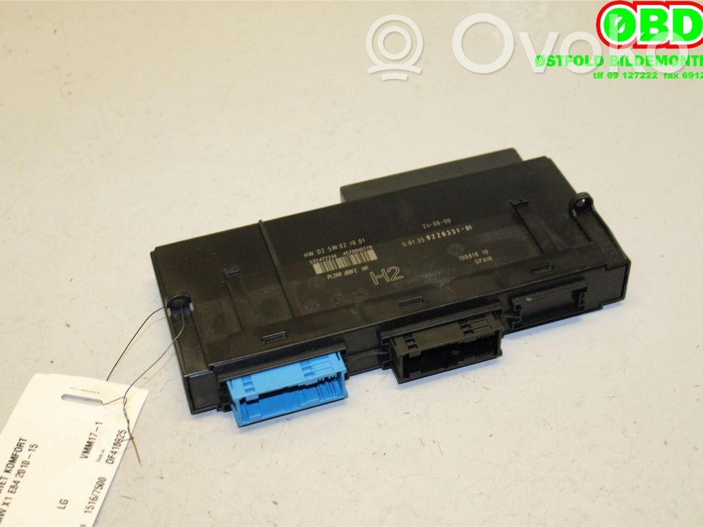 BMW X1 E84 Modulo di controllo del corpo centrale 