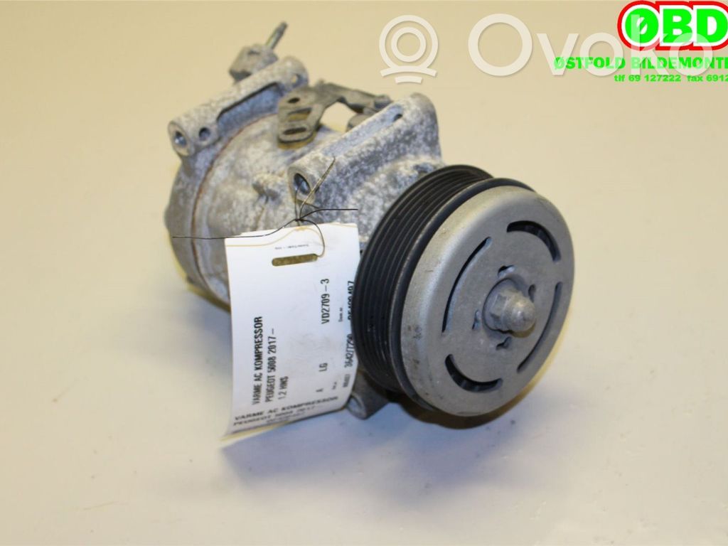 Peugeot 5008 II Compressore aria condizionata (A/C) (pompa)