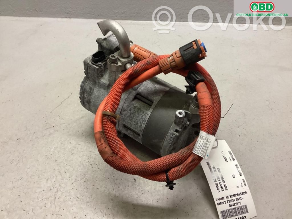 BMW 3 F30 F35 F31 Compresor (pompă) aer condiționat (A/C) 