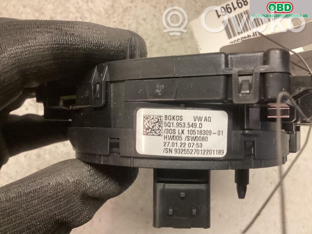 Volkswagen Caddy Muelle espiral del airbag (Anillo SRS) 
