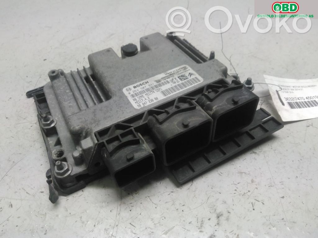 Peugeot 308 Unité de commande, module ECU de moteur 