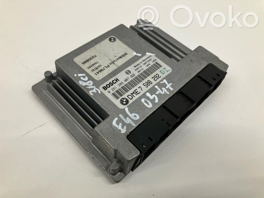 BMW 3 E46 Engine control unit/module ECU 