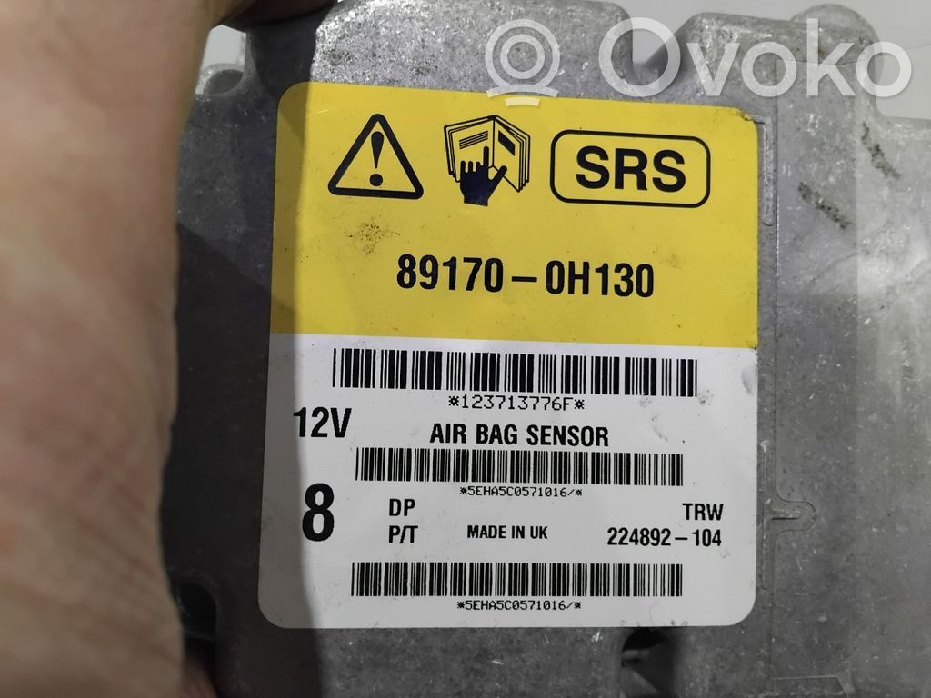 Peugeot 108 Airbag control unit/module 