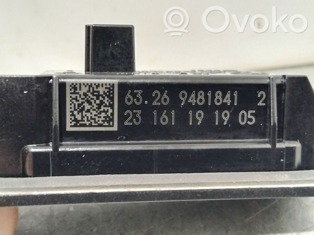 BMW X1 U11 Éclairage de plaque d'immatriculation 