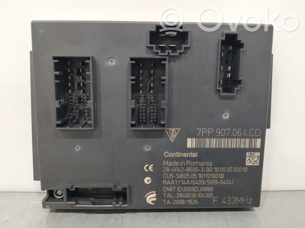 Porsche Panamera (970) Module de contrôle carrosserie centrale 