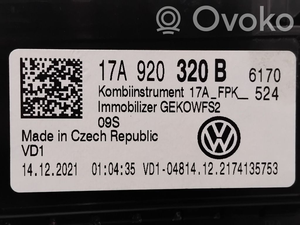 Volkswagen T-Roc Velocímetro (tablero de instrumentos)