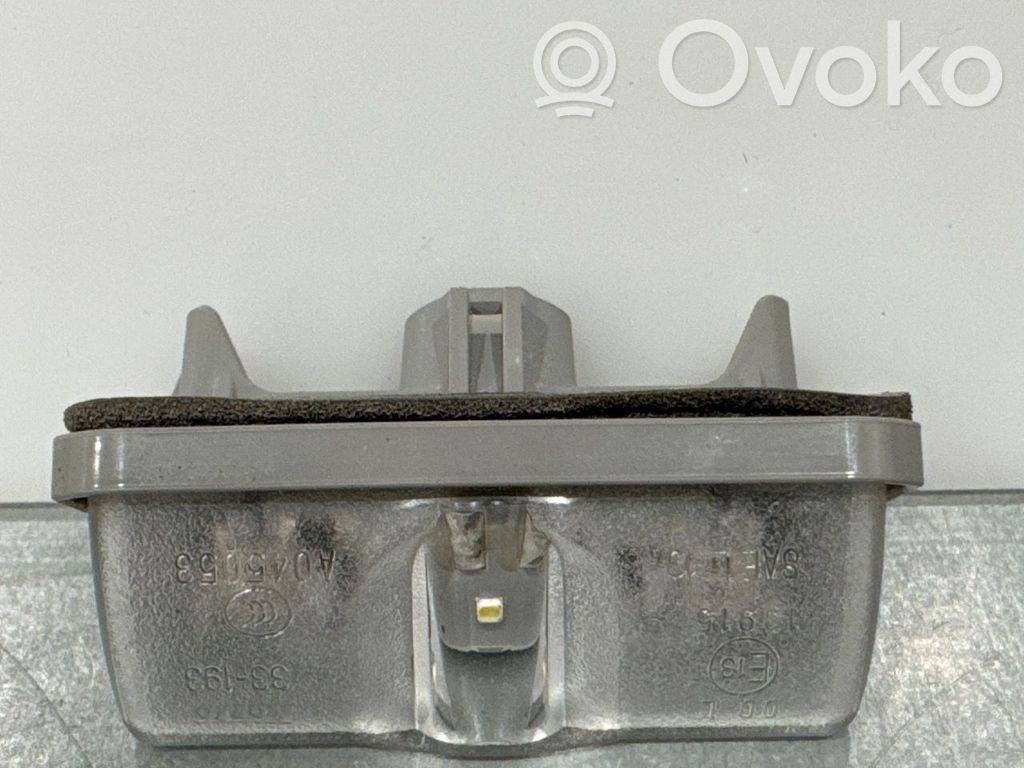 Toyota Corolla E210 E21 Éclairage de plaque d'immatriculation