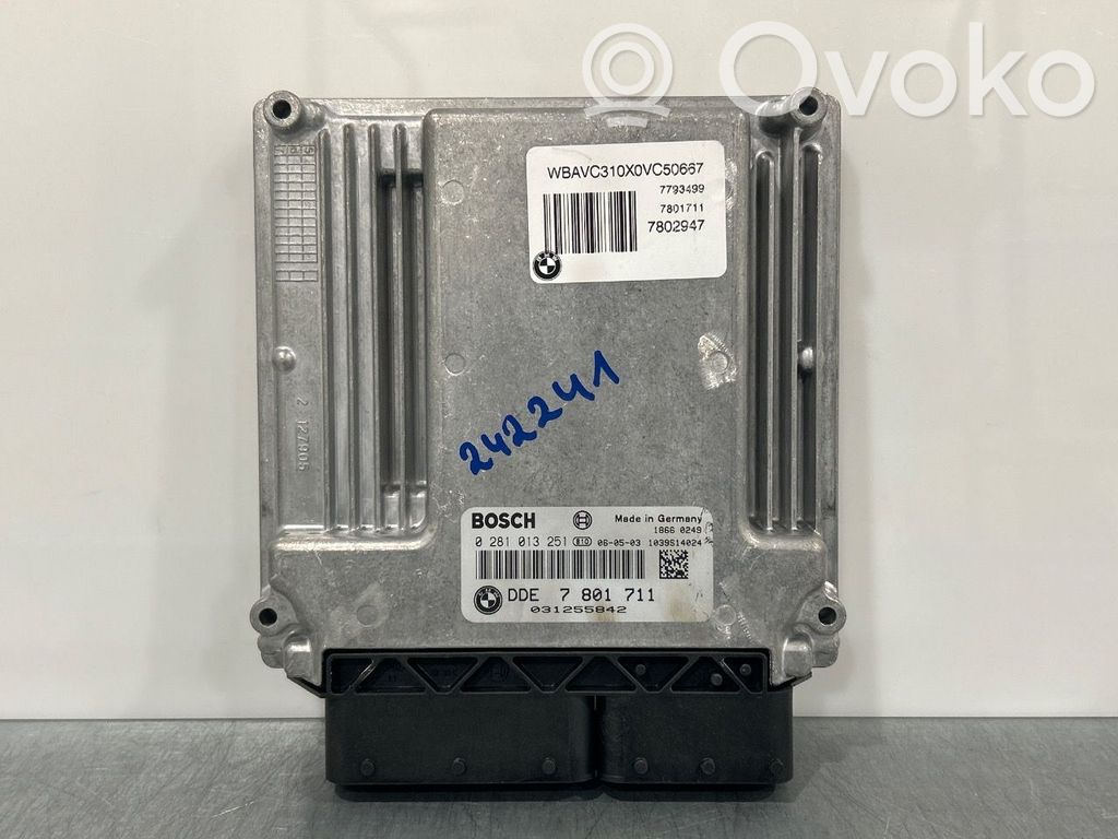 BMW 3 E90 E91 Engine control unit/module ECU 