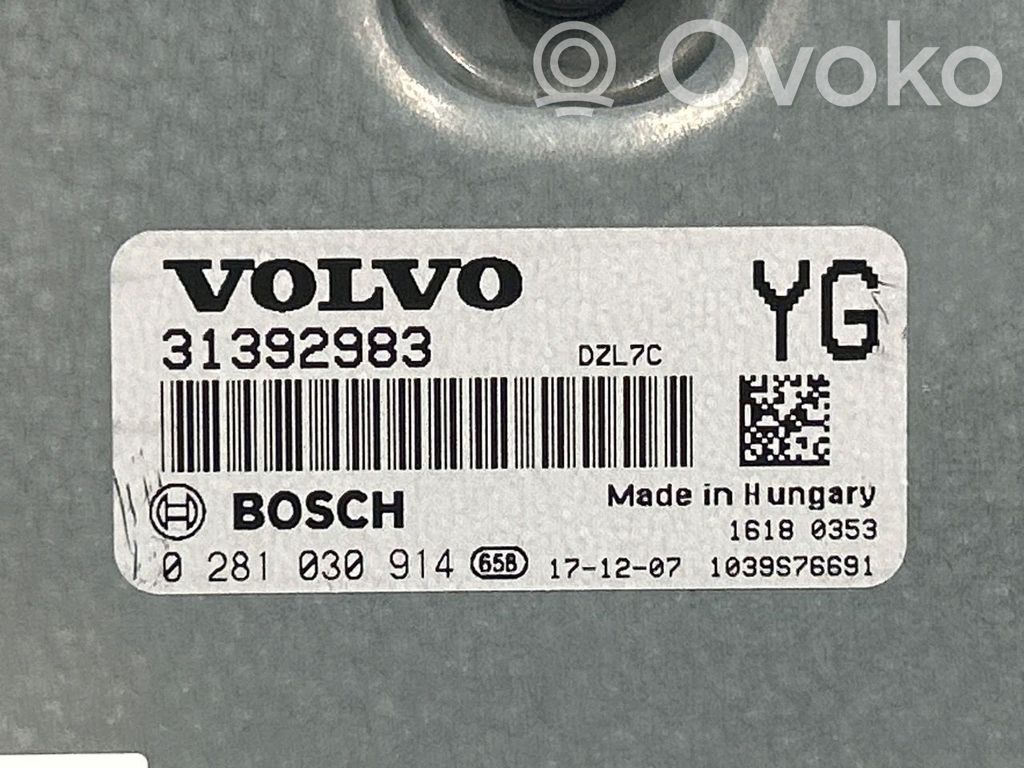 Volvo V60 Unidad de control/módulo ECU del motor 