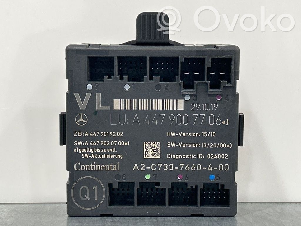 Mercedes-Benz Vito Viano W447 Centralina/modulo portiere