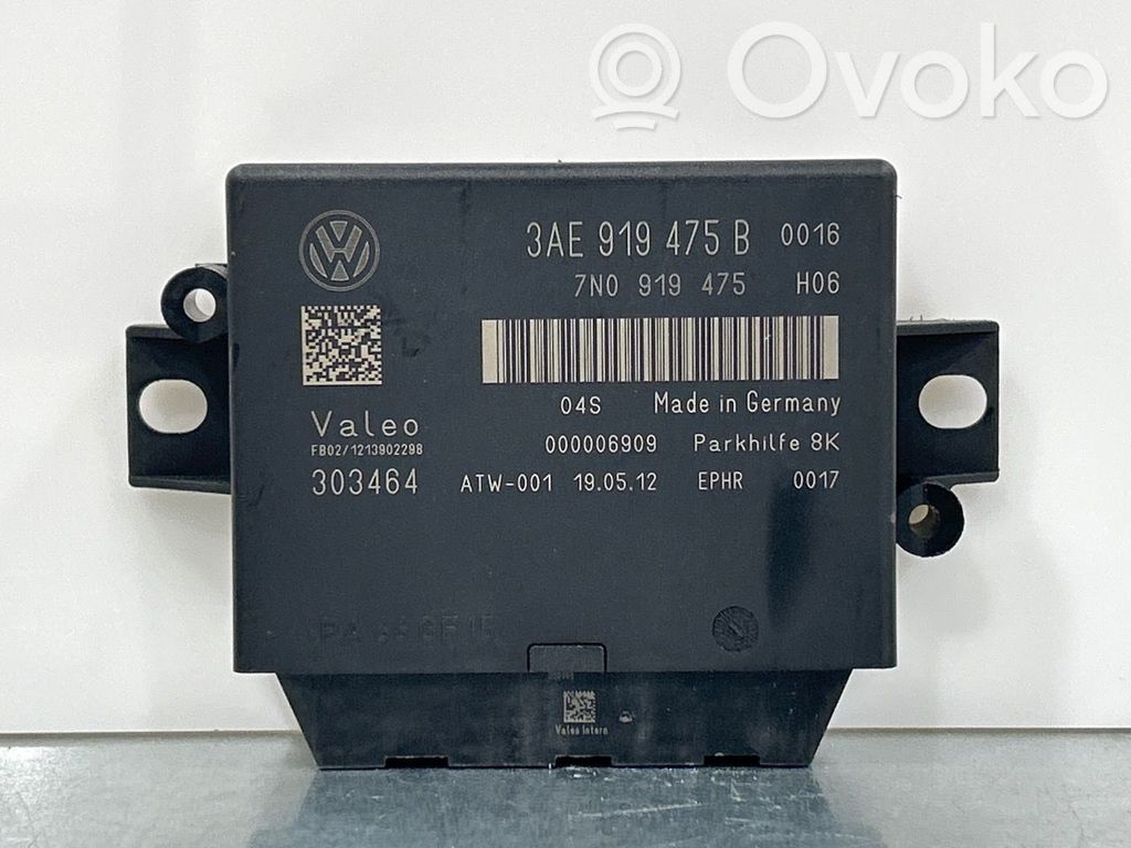 Volkswagen PASSAT B7 Unitate/modul de comandă parcare PDC 