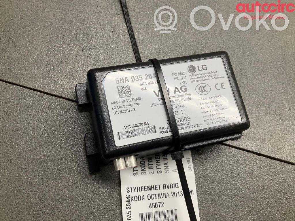 Skoda Octavia Mk3 (5E) Alte unități/module de control 