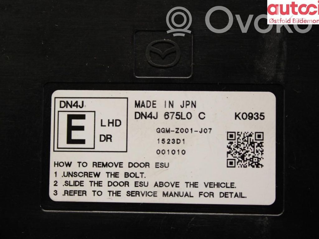 Mazda MX-30 Door control unit/module 