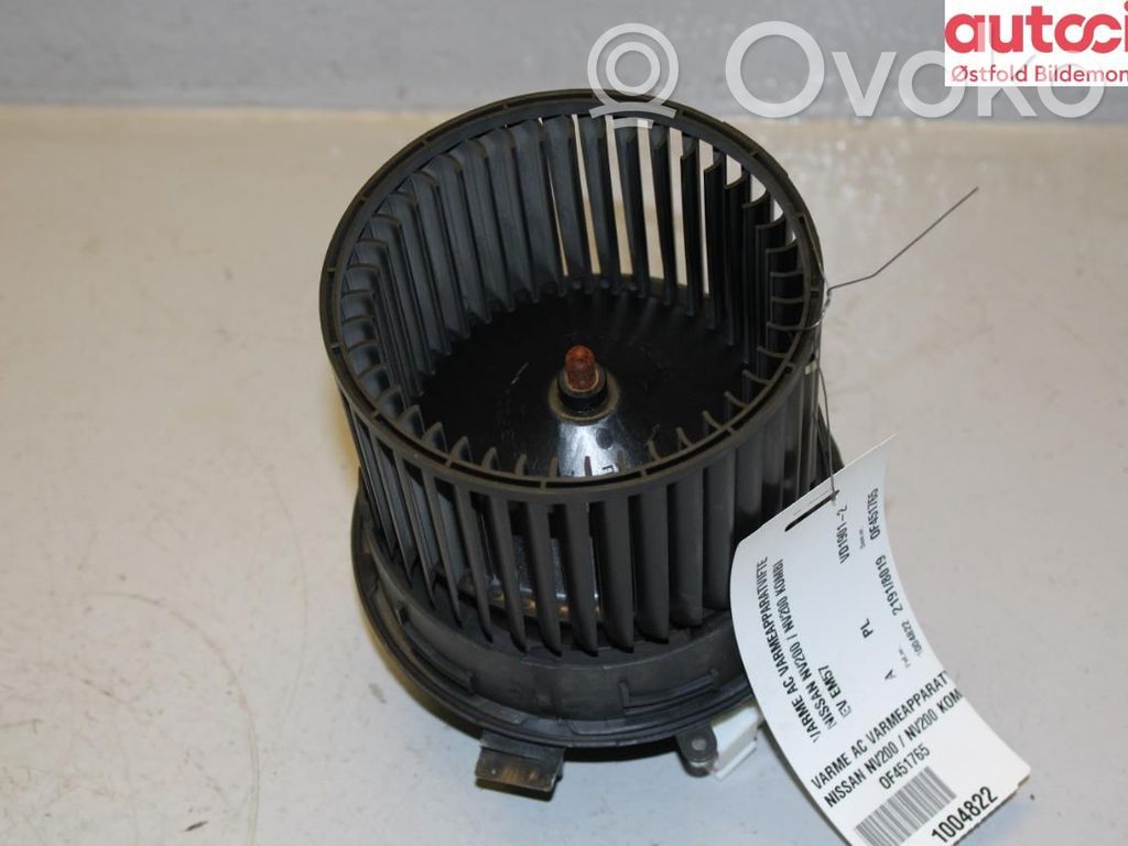 Nissan NV200 Ventola riscaldamento/ventilatore abitacolo