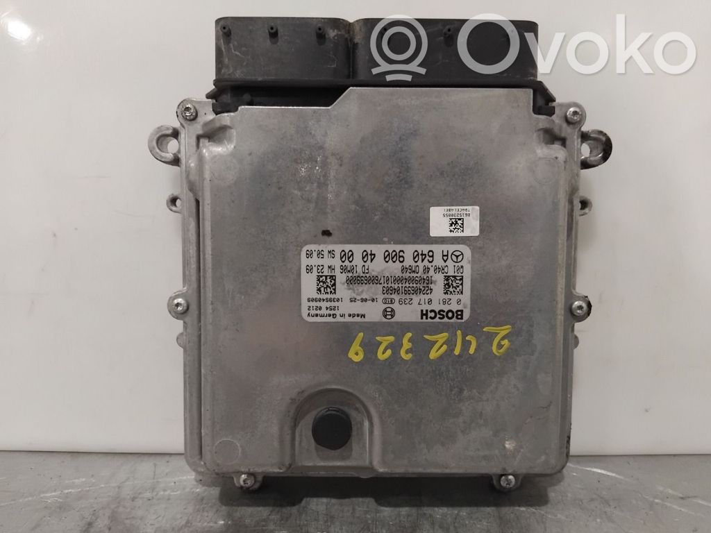 Mercedes-Benz A W169 Engine control unit/module ECU 
