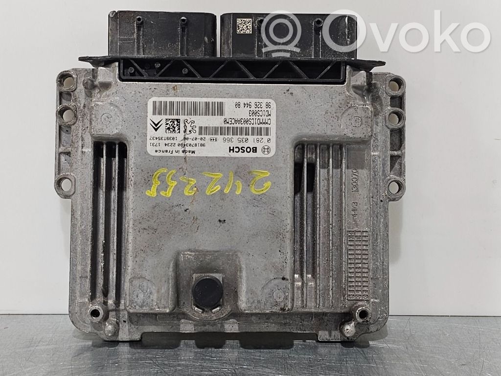 Peugeot Partner III Engine control unit/module ECU 