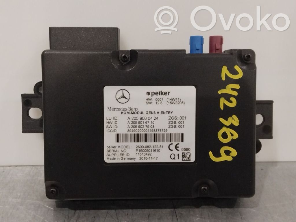 Mercedes-Benz B W246 W242 Alte unități/module de control 
