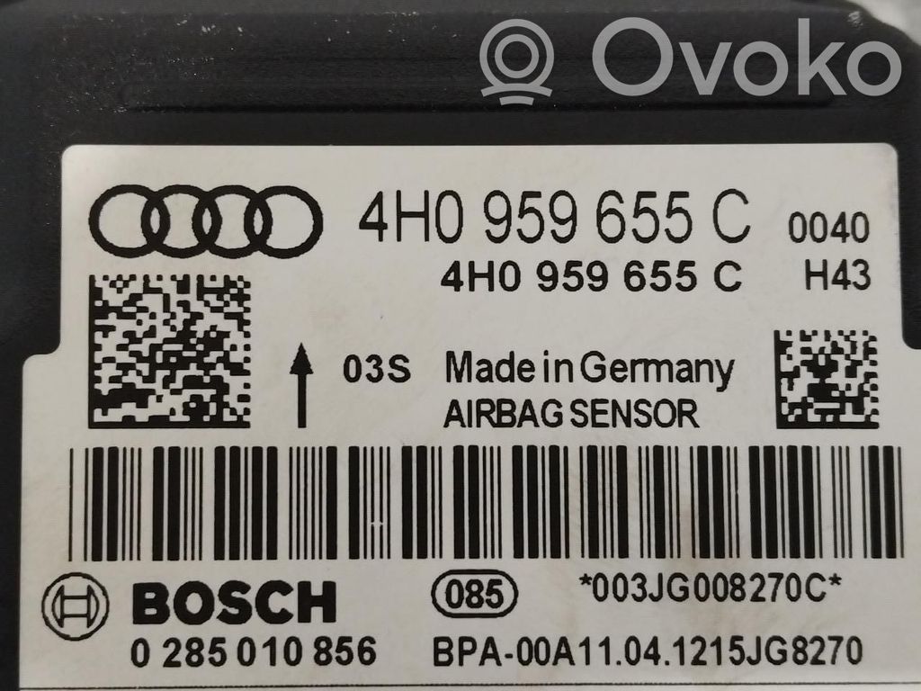 Audi A6 S6 C7 4G Turvatyynyn ohjainlaite/moduuli 