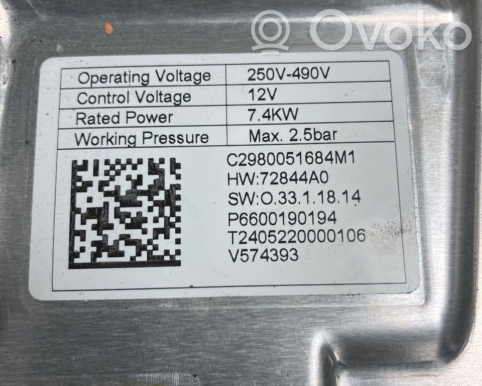 Volvo EX30 Heizungsventil Wasserventil 