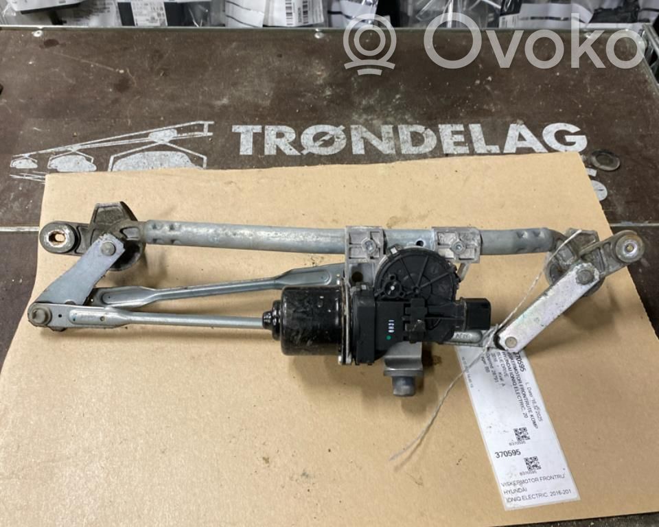 Hyundai Ioniq Mechanizm i silniczek wycieraczek szyby przedniej / czołowej 