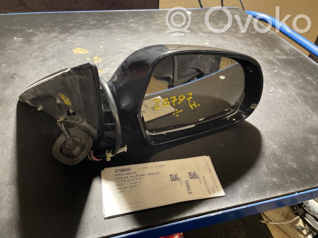 Audi A4 S4 B8 8K Elektryczne lusterko boczne drzwi 