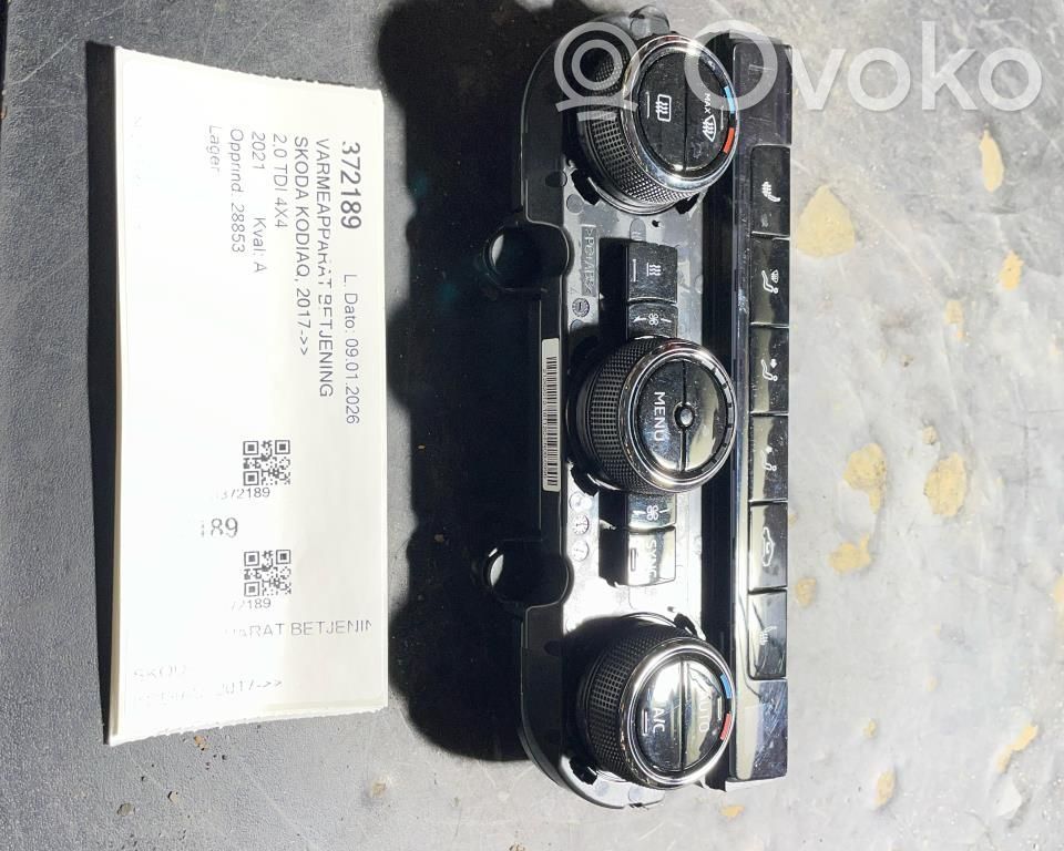 Skoda Kodiaq Climate control/heater control trim 