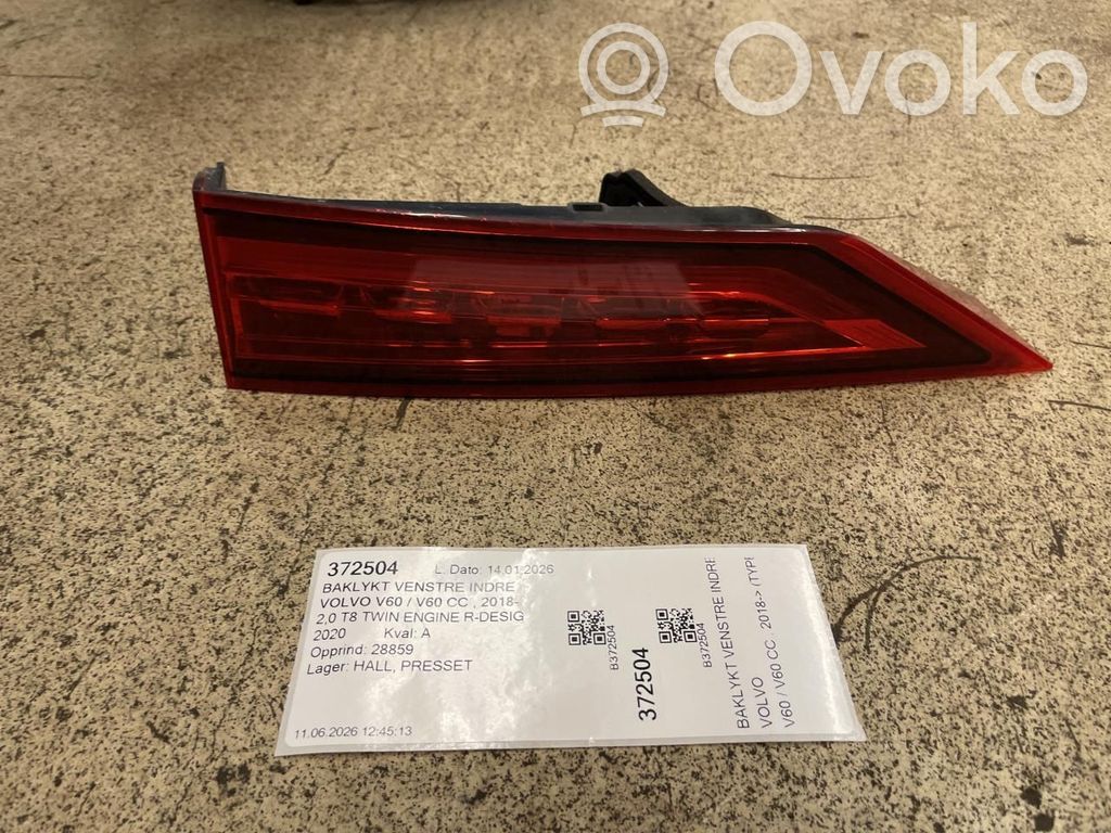 Volvo V60 Luci posteriori 