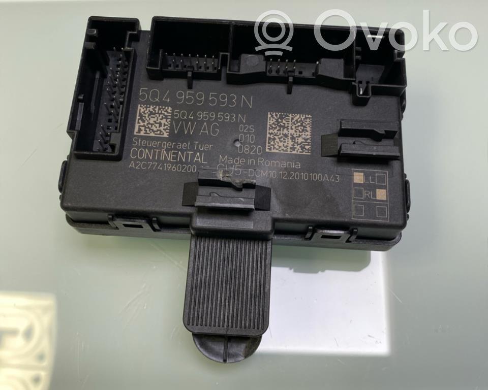 Skoda Kodiaq Unité de commande module de porte 