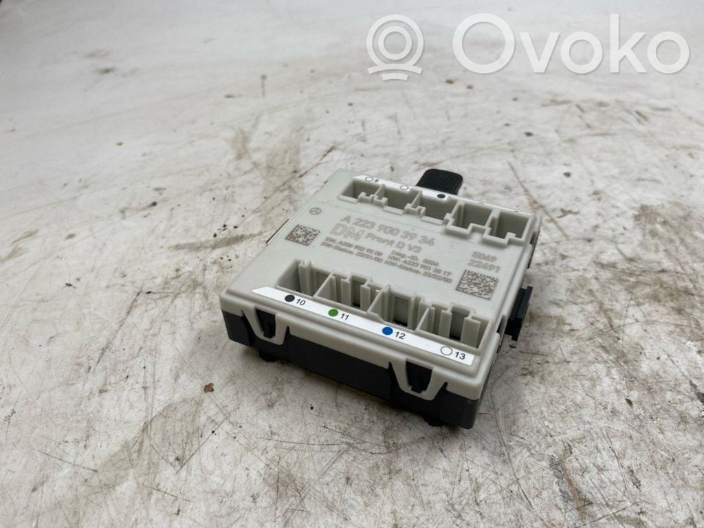 Mercedes-Benz EQS X296 Unité de commande module de porte 