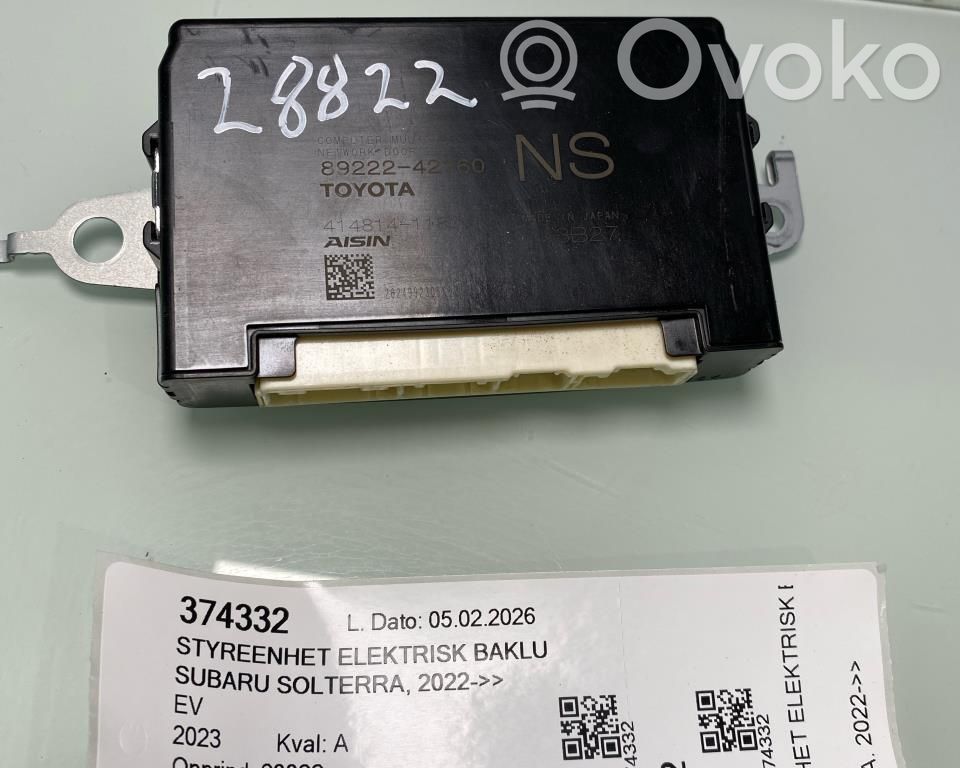 Subaru Solterra Unité de commande / module de hayon