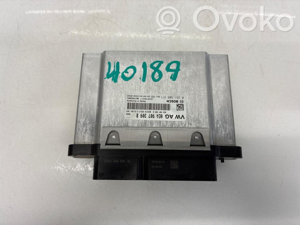 Skoda Citigo Unité de commande, module ECU de moteur 