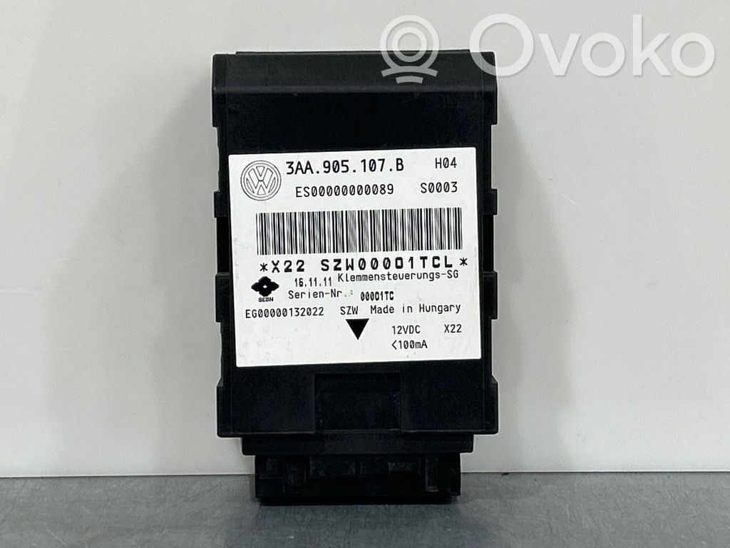 Alte unități/module de control   3AA905107B,3AA905107B,3AA905107B,3AA905107B