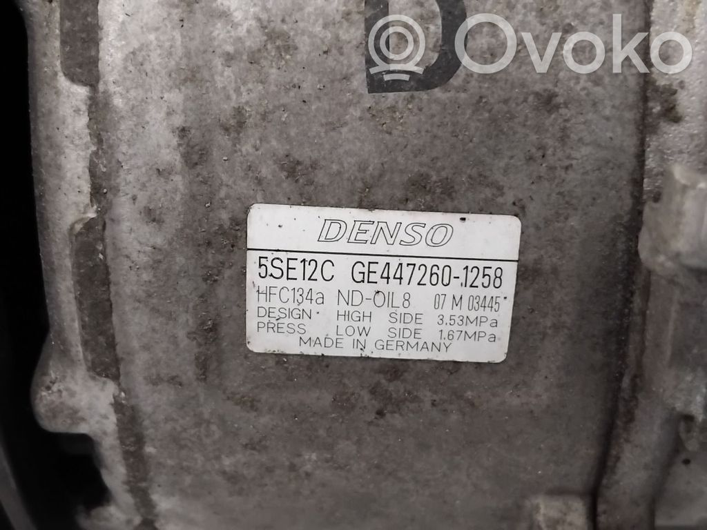 Toyota Avensis T270 Compressore aria condizionata (A/C) (pompa) 