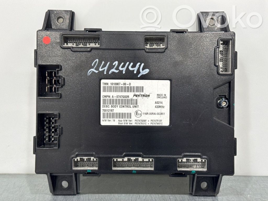 Central body control module   101090700D,101090700D,101090700D,101090700D,A0747G02R