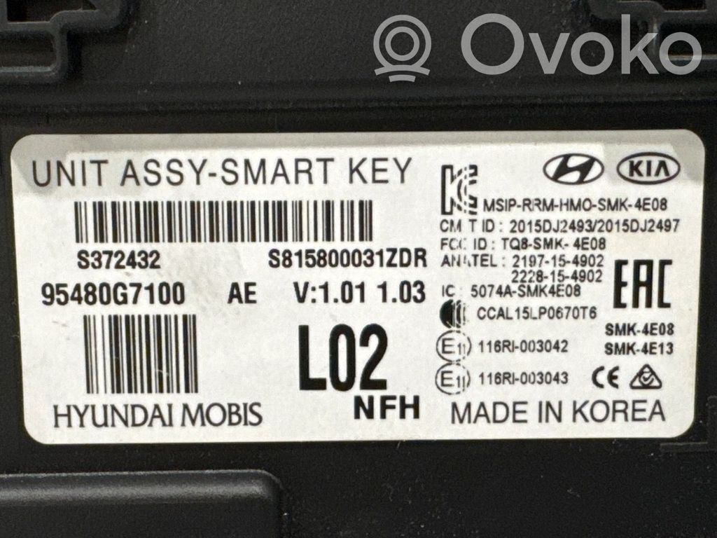 Hyundai Ioniq Module de contrôle sans clé Go