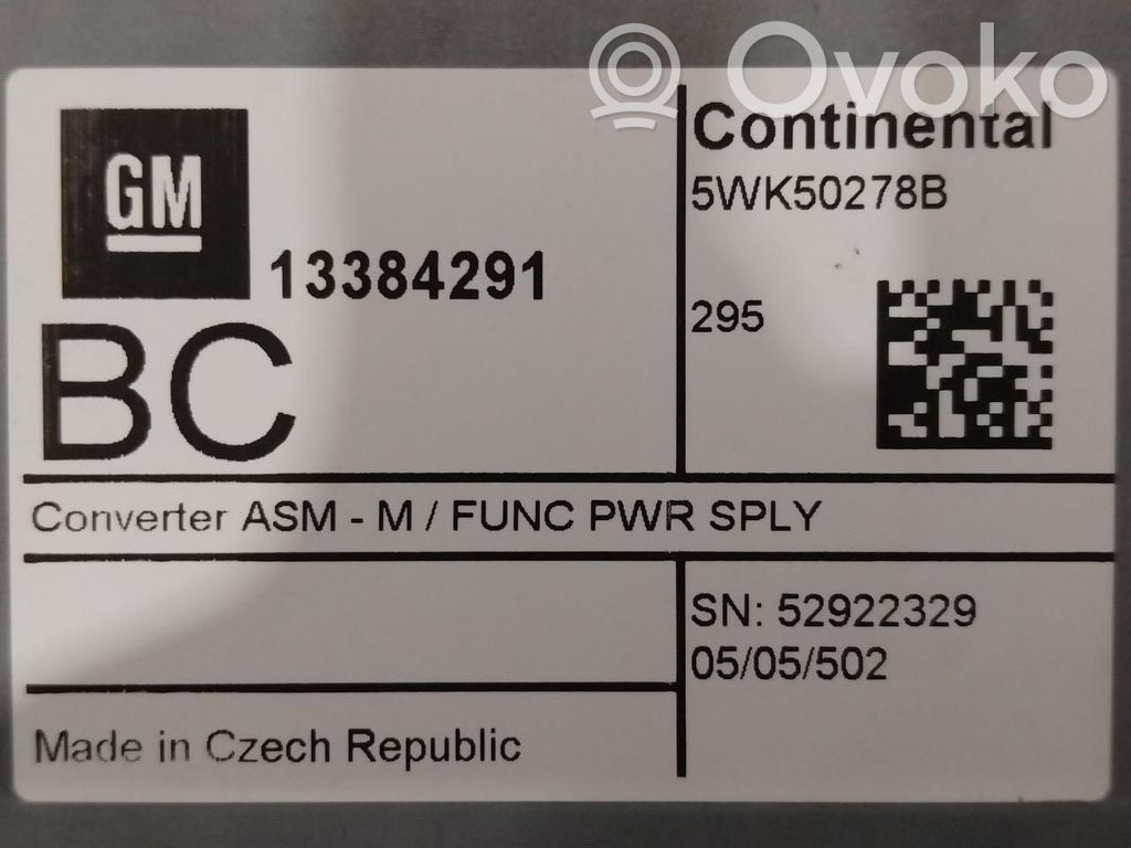 Opel Corsa E Other control units/modules 
