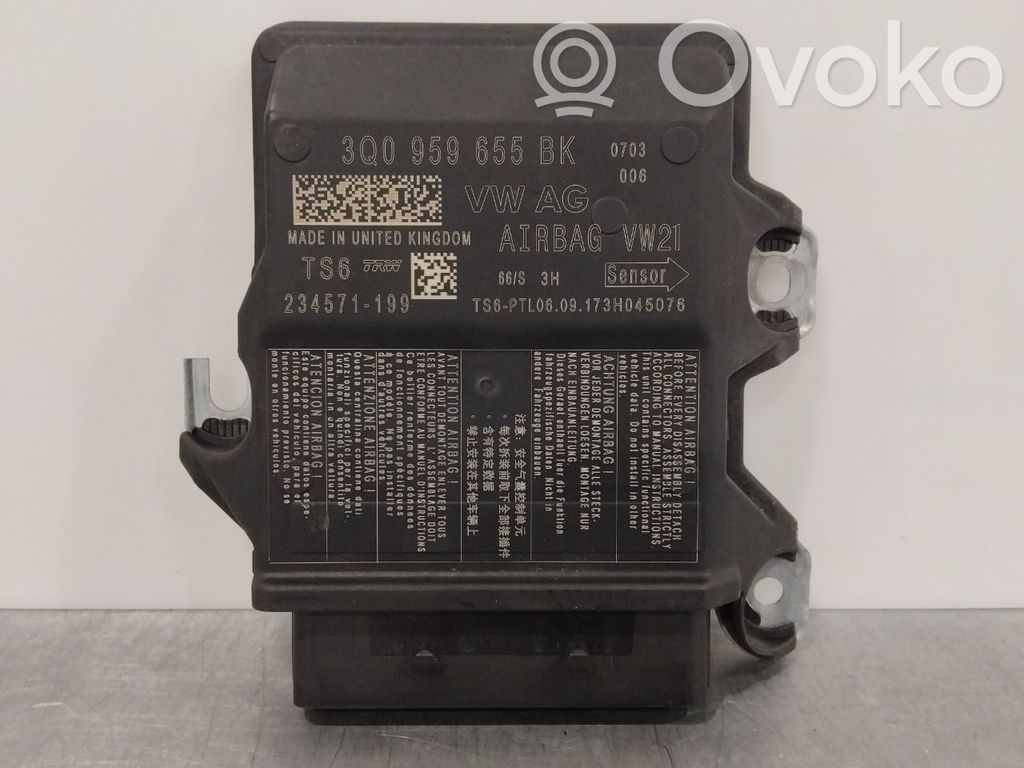 Skoda Octavia Mk3 (5E) Unitate/modul de comandă airbaguri 