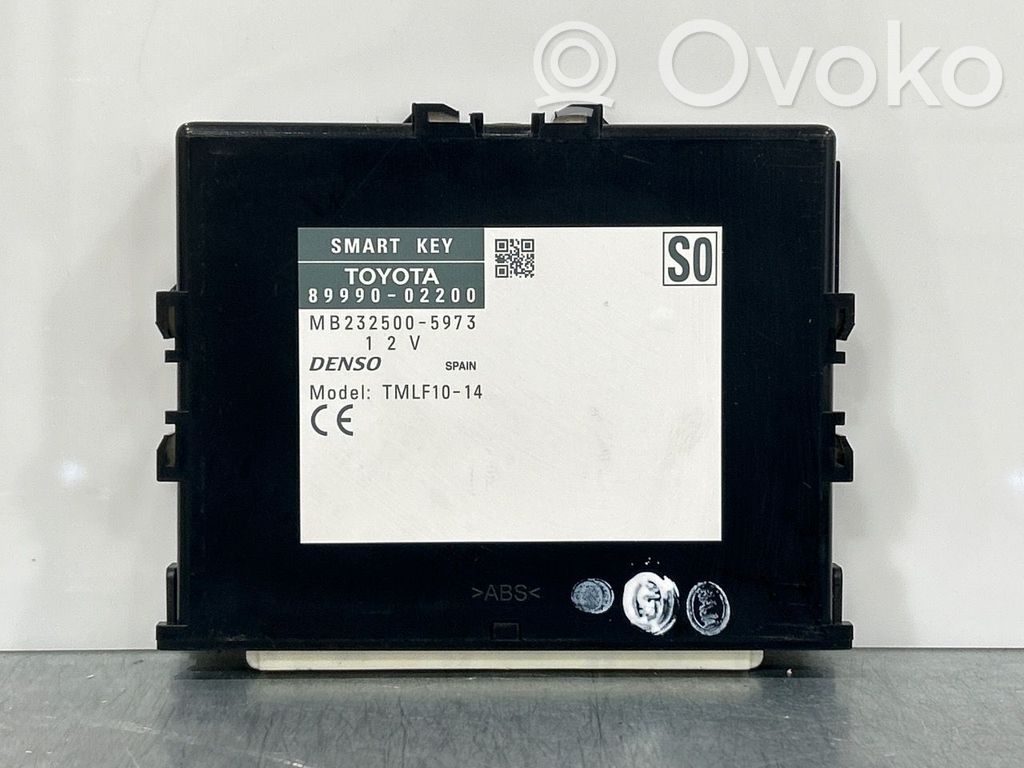 Toyota Auris E180 Avaimettoman käytön ohjainlaite/moduuli