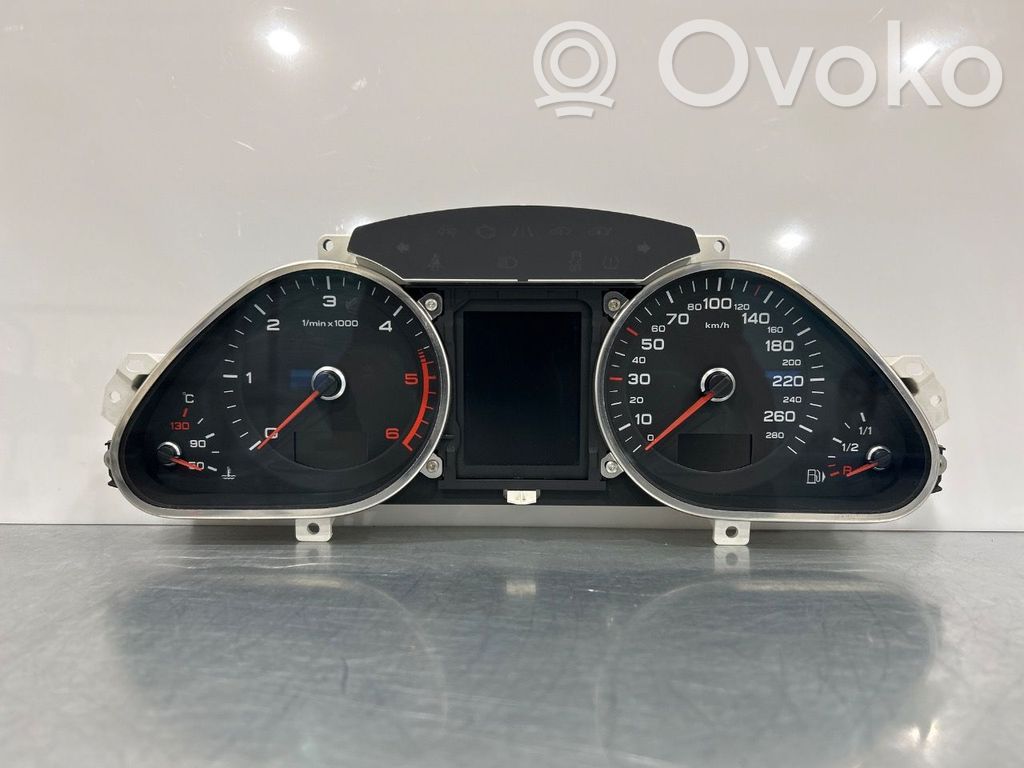 Audi A6 S6 C6 4F Tachimetro (quadro strumenti) 